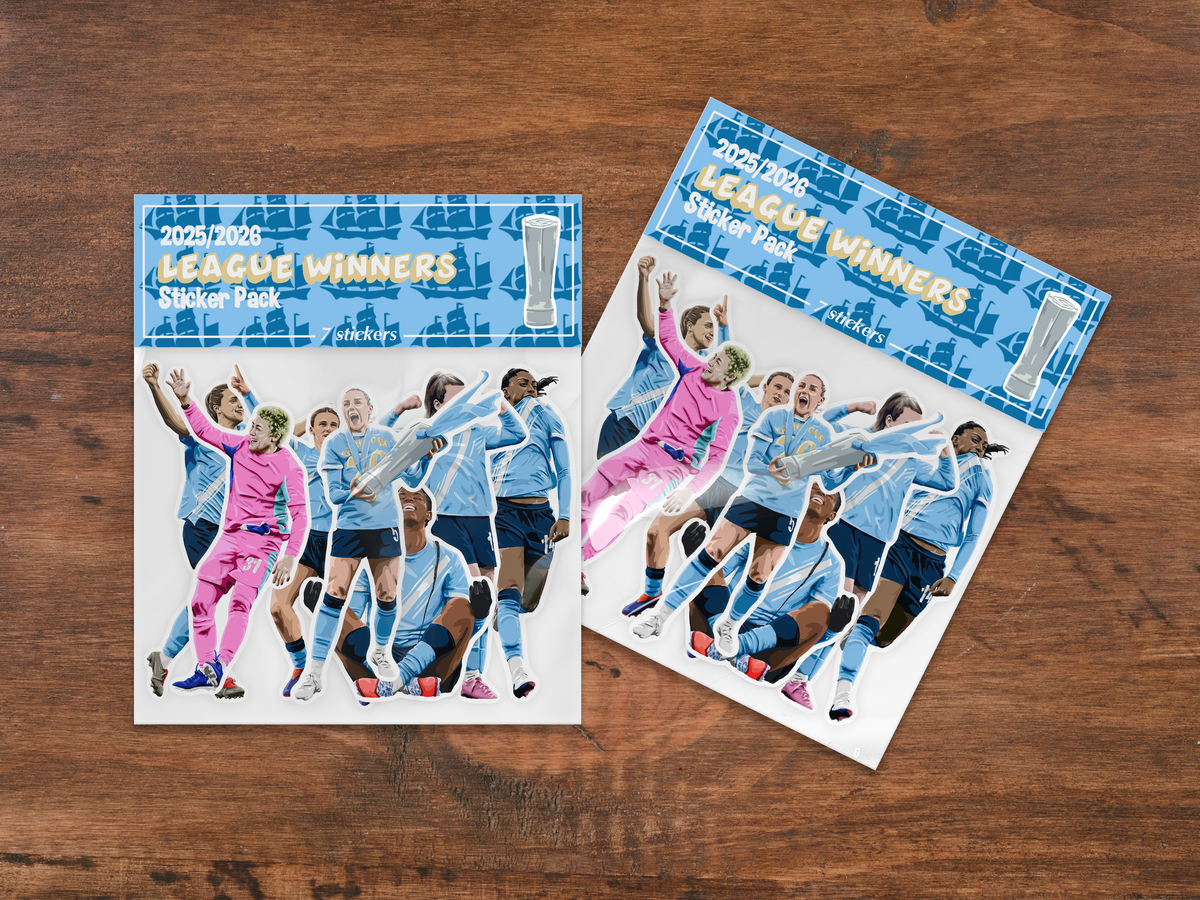 Manchester City League Winners Sticker Pack