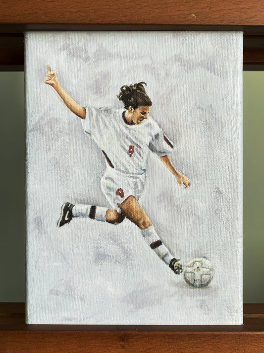 'Mia Hamm' The Greatest, Original Painting