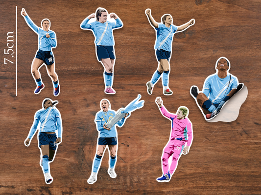 Manchester City League Winners Sticker Pack