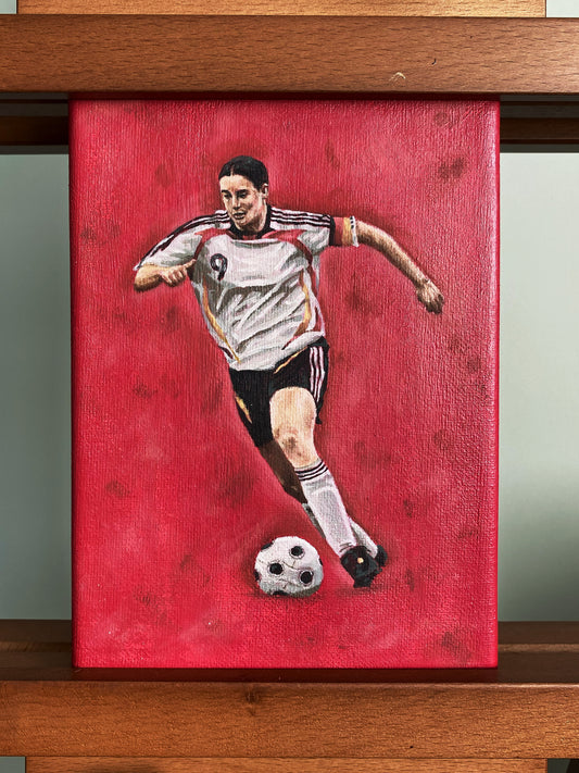'Birgit Prinz' The Greatest, Original Painting