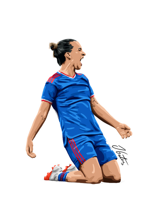 Julia Zigiotti Olme Manchester United Print