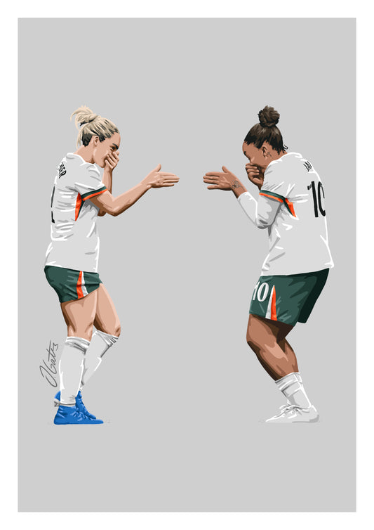 Ellie Carpenter & Lauren James Chelsea Print