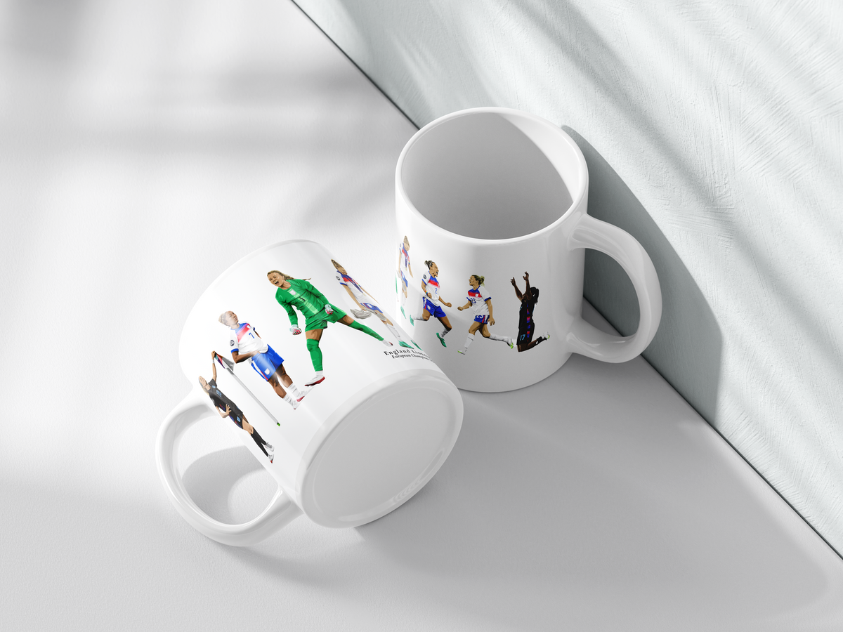 England Lionesses Euro 2025 Champions Mug