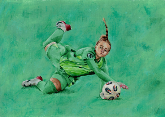 'The Save' Hannah Hampton, Original Painting