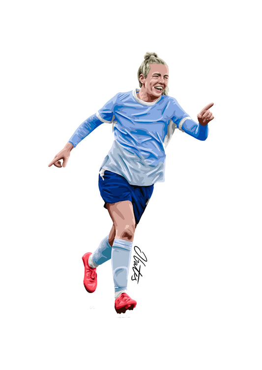 Lauren Hemp Manchester City Print