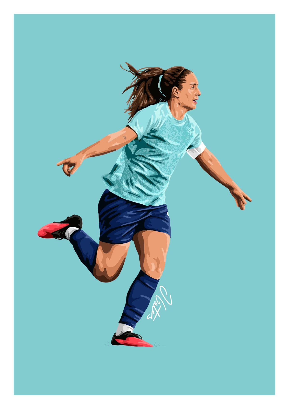 Alexia Putellas London City Lionesses Print
