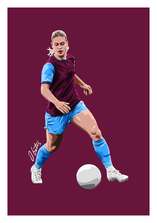 Nadine Riesen West Ham Print