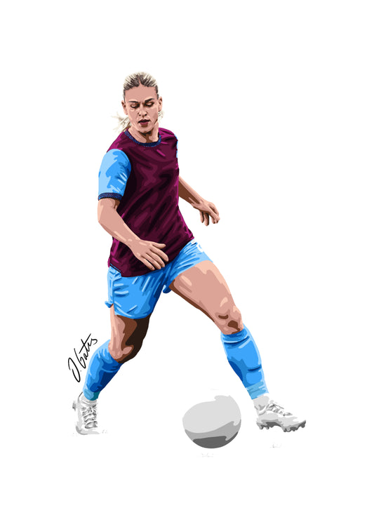 Nadine Riesen West Ham Print