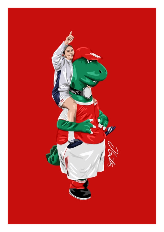 Lotte Wubben Moy & Gunnersaurus Print