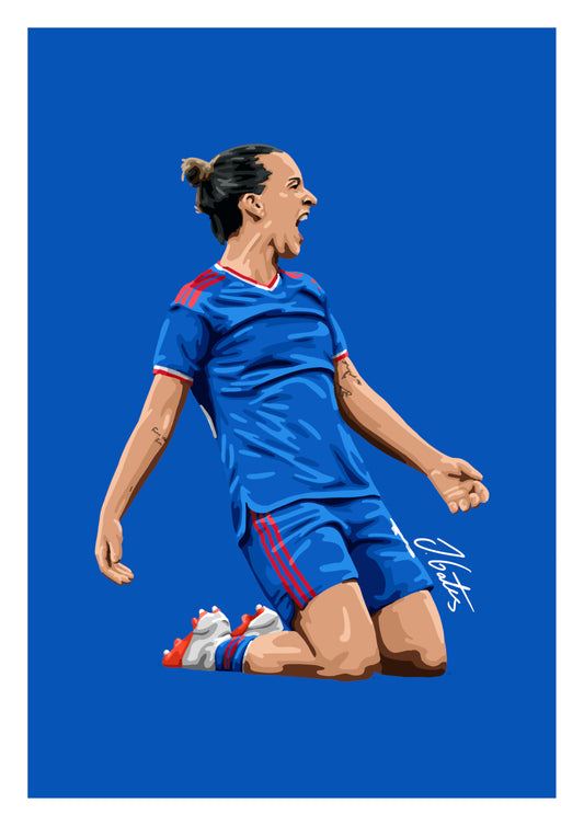 Julia Zigiotti Olme Manchester United Print